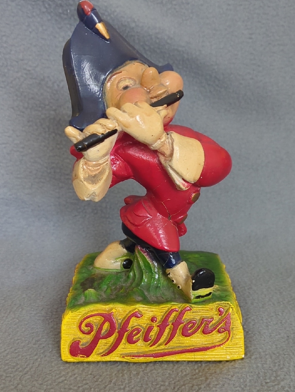 Pfeiffer's Johnny Pfeiffer Chalkeare Statue. Circa 1950s.